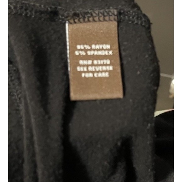 Adrienne Vittadini Black‎ Knit  Pull On Stretch Comfort Pants Women Large - Picture 5 of 5